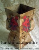 Eco vaso taça floral