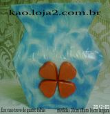 Eco vaso trevo de quatro folhas