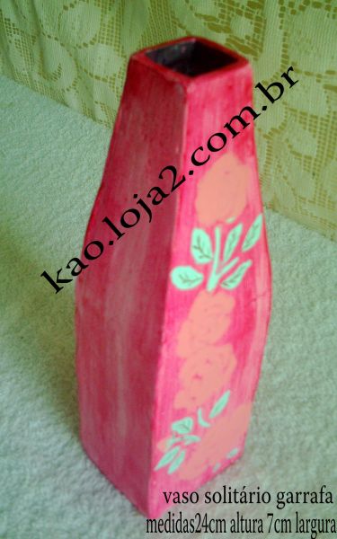 vaso solitário garrafa